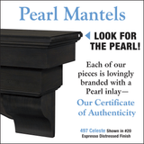 Pearl Mantels Celeste Wood Mantel Shelf