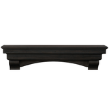 Pearl Mantels Celeste Espresso Wood Mantel Shelf - 497-60-20
