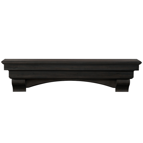 Pearl Mantels Celeste Espresso Wood Mantel Shelf - 497-60-20