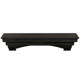 Pearl Mantels Celeste Espresso Wood Mantel Shelf