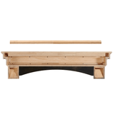 Pearl Mantels Celeste Espresso Wood Mantel Shelf Unfinished