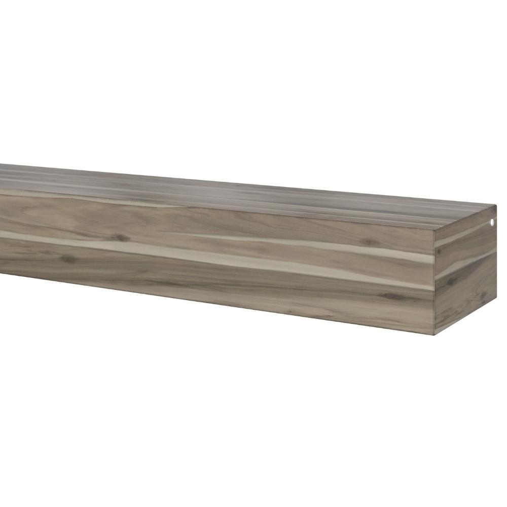 Pearl Mantels Acacia Wood Mantel Shelf Weathered Gray Finish With Pearl Mantels Trademark