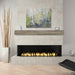 Pearl Mantels Acacia Wood Mantel Shelf Weathered Gray Finish With A Fireplace Insert