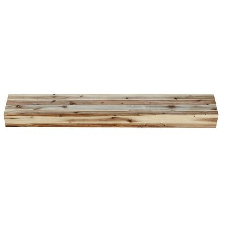 Pearl Mantels Acacia Wood Mantel Shelf Natural Finish Top View