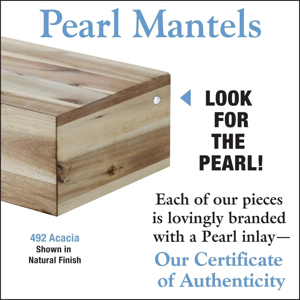 Pearl Mantels Certificate of Authenticity
