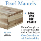 Pearl Mantels Certificate of Authenticity