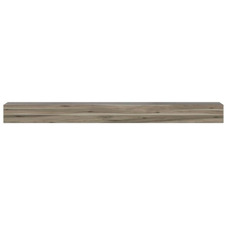 Pearl Mantels Acacia Wood Mantel Shelf Weathered Gray Finish