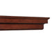 Pearl Mantels Auburn Wood Mantel Shelf in Distressed Cherry Without Corbels and Arch