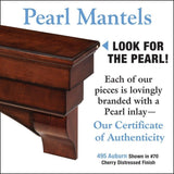 Pearl Mantels Certificate of Authenticity