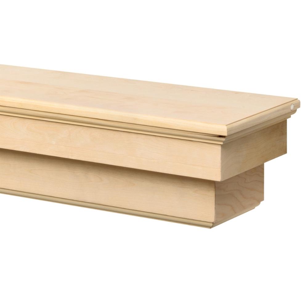 Pearl Mantels Auburn Wood Mantel Shelf With Pearl Mantel Trademark