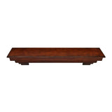 Pearl Mantels Auburn Wood Mantel Shelf in Distressed Cherry Top View