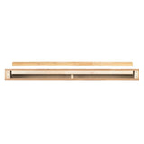 Pearl Mantels Carolina Wood Mantel Shelf (Backside View)