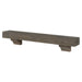 Pearl Mantels Cherokee Wood Mantel Shelf in Little River Finish (Angled View)