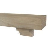 Pearl Mantels Cherokee Wood Mantel Shelf in Fontana Finish
