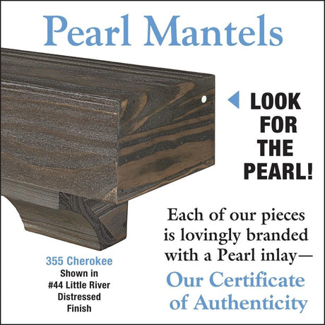 Pearl Mantels Certificate of Authenticity