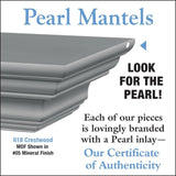 Pearl Mantels Certificate of Authenticity
