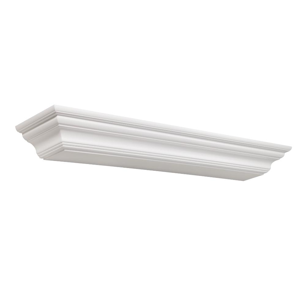 Pearl Crestwood Black Fireplace Mantel Shelf