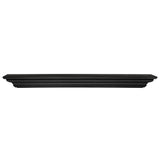 Pearl Mantels Crestwood MDF Mantel Shelf In Black Finish