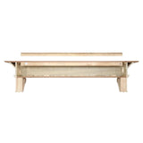 Pearl Mantels Devonshire Wood Mantel Shelf Unfinished Backside