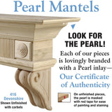 Pearl Mantels Certificate of Authenticity