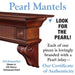 Pearl Mantels Certificate of Authenticity