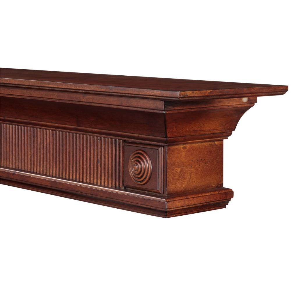 Pearl Mantels Devonshire Wood Mantel Shelf Distressed Finish With Pearl Mantels Trademark