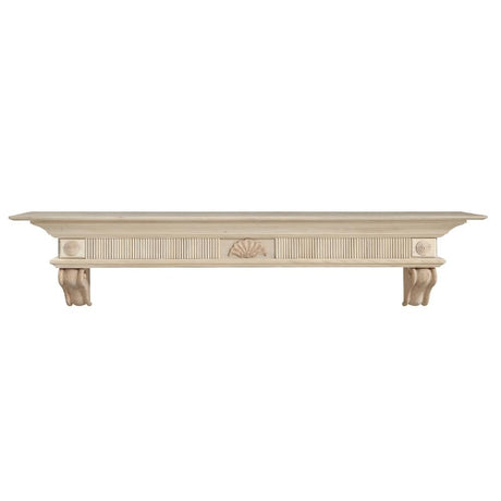 Pearl Mantels Devonshire Wood Mantel Shelf Unfinished