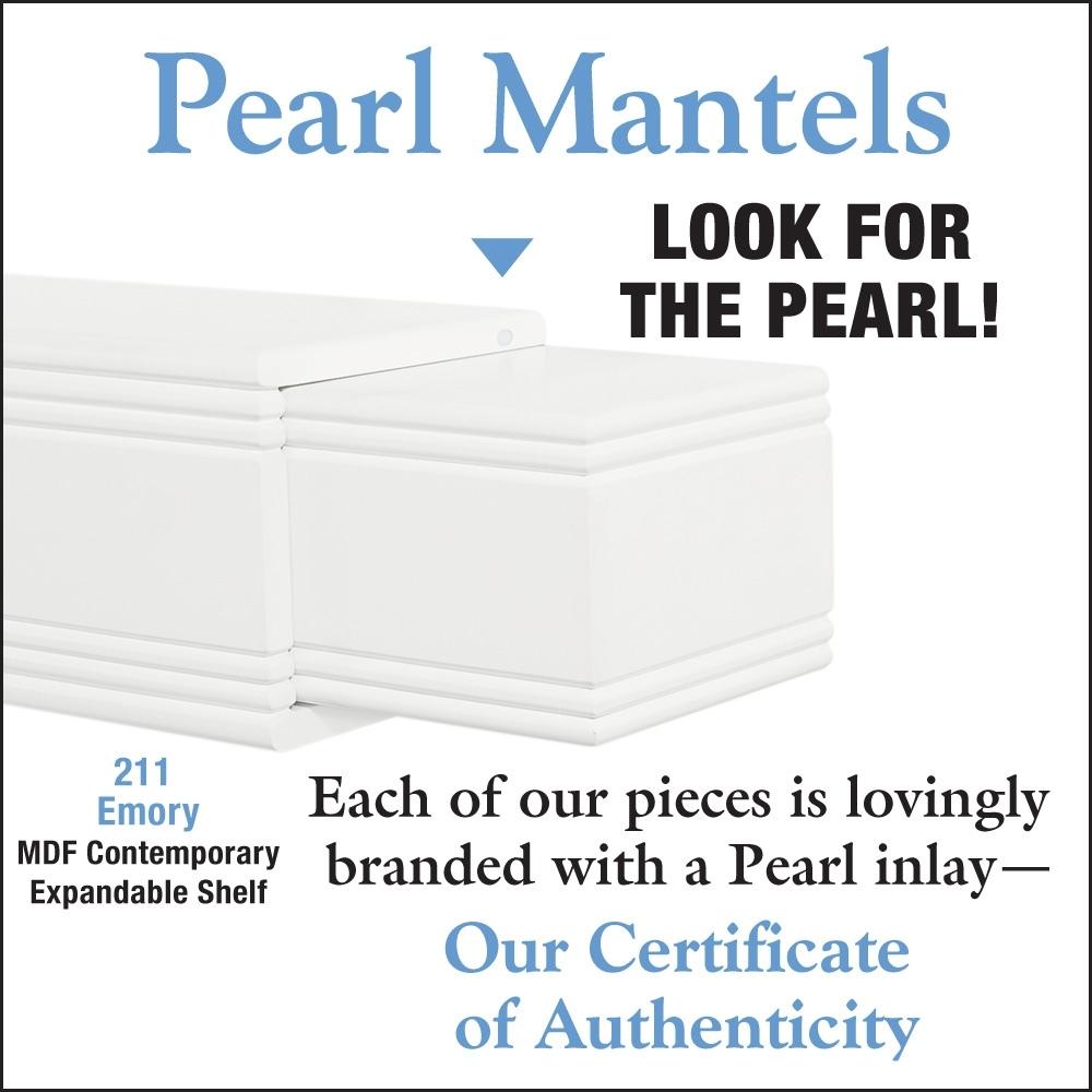 Pearl Mantels Certificate of Authenticity