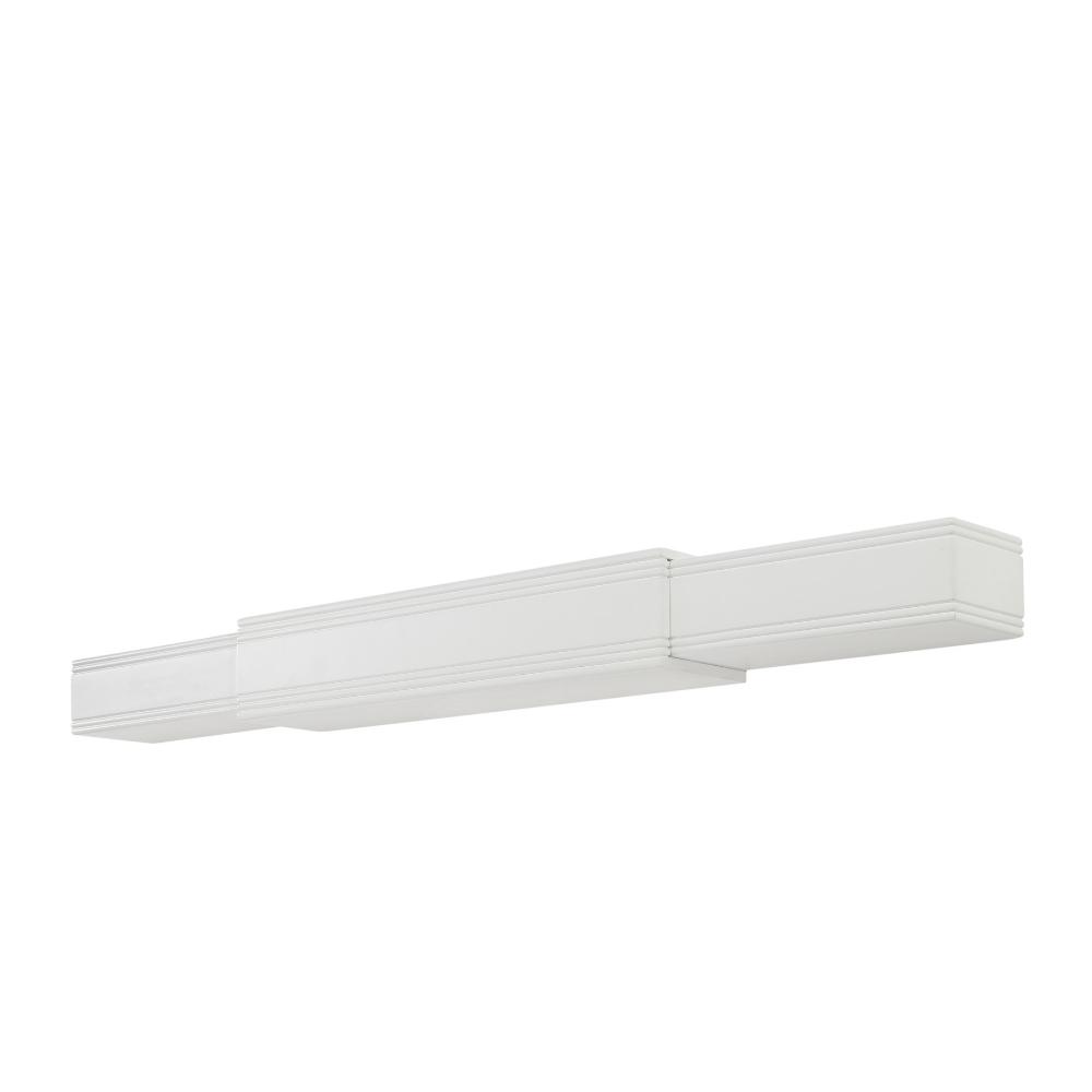 Pearl Mantels Emory Adjustable MDF Mantel Shelf (Angled View)