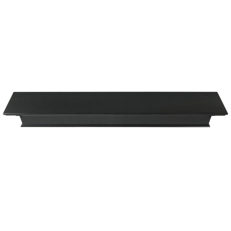 Pearl Mantels Henry MDF Mantel Shelf In Black Top View