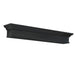 Pearl Mantels Henry MDF Mantel Shelf In Black (Angled View)