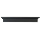 Pearl Mantels Henry MDF Mantel Shelf In Black
