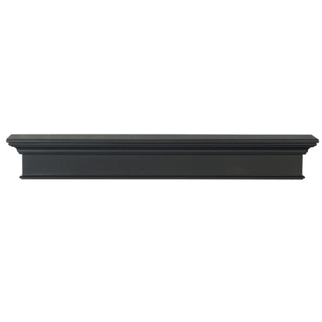 Pearl Mantels Henry MDF Mantel Shelf In Black