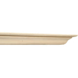 Pearl Mantels Homestead Wood Mantel Shelf Unfinished (Detail Close-up)