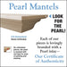 Pearl Mantels Certificate of Authenticity