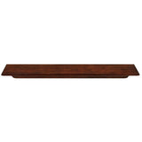 Pearl Mantels Homestead Wood Mantel Shelf in Antique Finish (Top View)