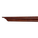 Pearl Mantels Homestead Wood Mantel Shelf in Antique Finish (Close-up View)