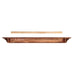 Pearl Mantels Homestead Wood Mantel Shelf in Antique Finish (Backside View)