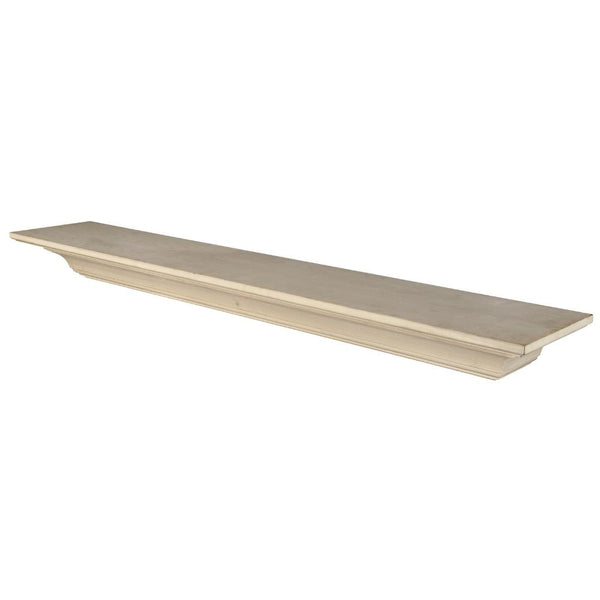 Pearl Mantels Homestead Wood Mantel Shelf Unfinished