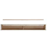 Pearl Mantels Lexington Wood Mantel Shelf Unfinished (Backside View)