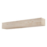 Pearl Mantels Lexington Wood Mantel Shelf Unfinished (Angled View)