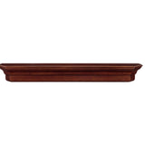 Pearl Mantels Lindon Wood Mantel Shelf in Distressed Cherry Finish