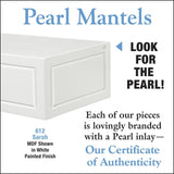 Pearl Mantels Certificate of Authenticity