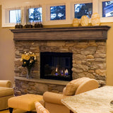 Pearl Mantels Savannah Wood Mantel Shelf Taos Finish