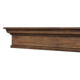 Pearl Mantels Savannah Wood Mantel Shelf Taos Finish