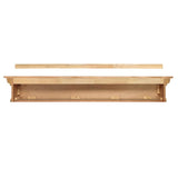 Pearl Mantels Savannah Wood Mantel Shelf Unfinished (Backside View)