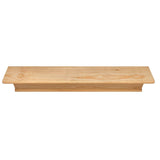 Pearl Mantels Savannah Wood Mantel Shelf Unfinished Top View