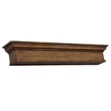 Pearl Mantels Savannah Wood Mantel Shelf Taos Finish