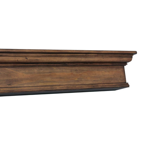Pearl Mantels Savannah Wood Mantel Shelf Taos Finish