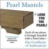 Pearl Mantels Shenandoah Wood Mantel Shelf